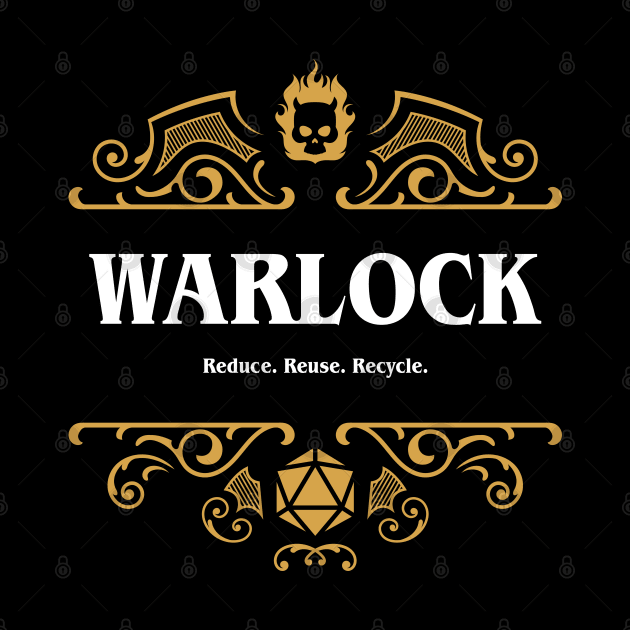 Warlock Class Tabletop RPG Gaming by pixeptional