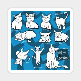 Cat Emotions Magnet