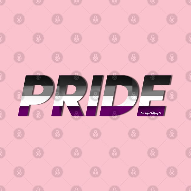 LGBTQ+ PRIDE: Asexual Pride Flag by BiLifeClothingCo