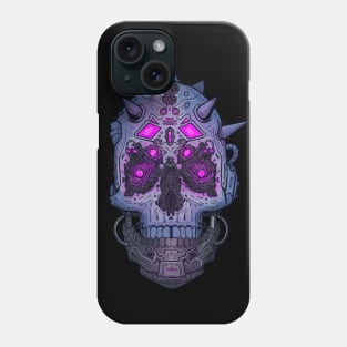 Cyberpunk Cyborg Skull Phone Case