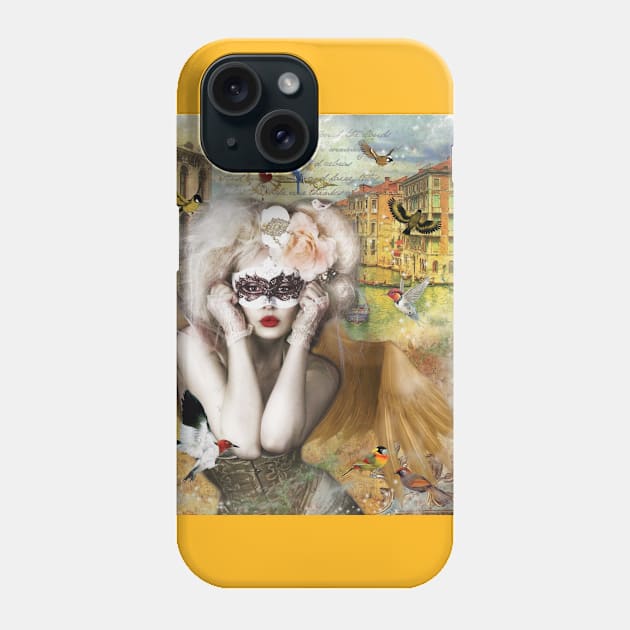 Golden Angel Phone Case by Aurora design