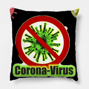 Corona virus T-shirt Pillow