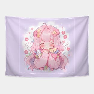 lovely angel girl Tapestry