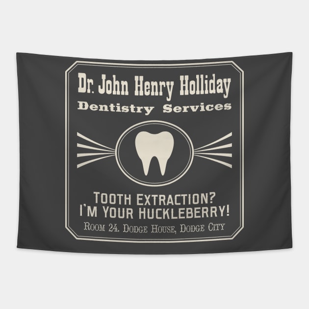 Dr. John Henry Holliday. Dentist. Tapestry by robotrobotROBOT