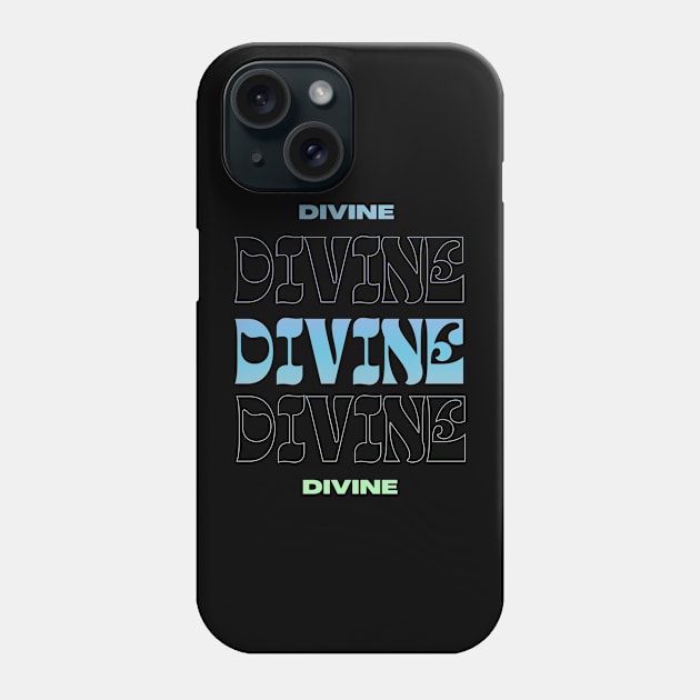 Devine // Typography Fan Art Design Phone Case by bambangbuta