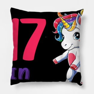 I Turned 47 in quarantine Cute Unicorn Pillow