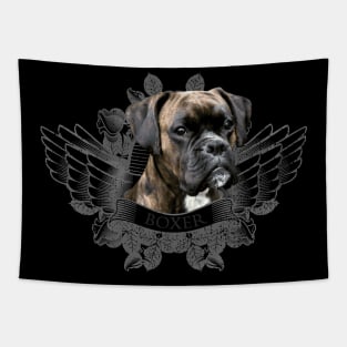 Boxer dog Tapestry