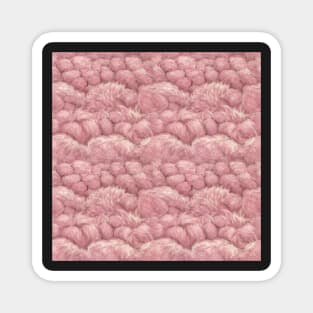 Pink Fur - Printed Faux Hide Magnet