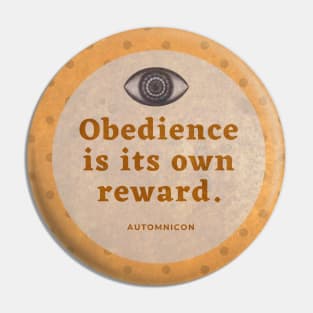 Obedience Pin