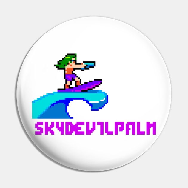 Surf Cop Pin by Skydevilpalm