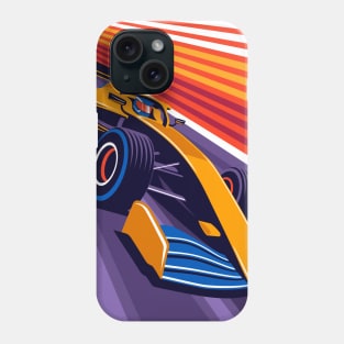 Orange Car - Racing Team Phone Case