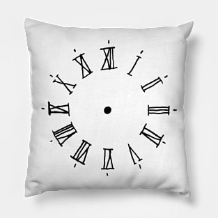 Roman Clock Pillow