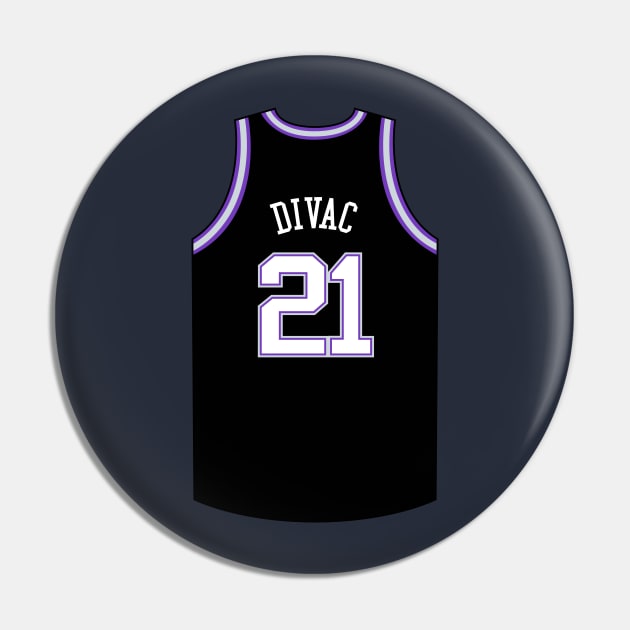 Vlade Divac Sacramento Jersey Qiangy Pin by qiangdade