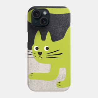 Big Yellow Cat Phone Case