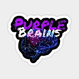 Purple Brains Magnet