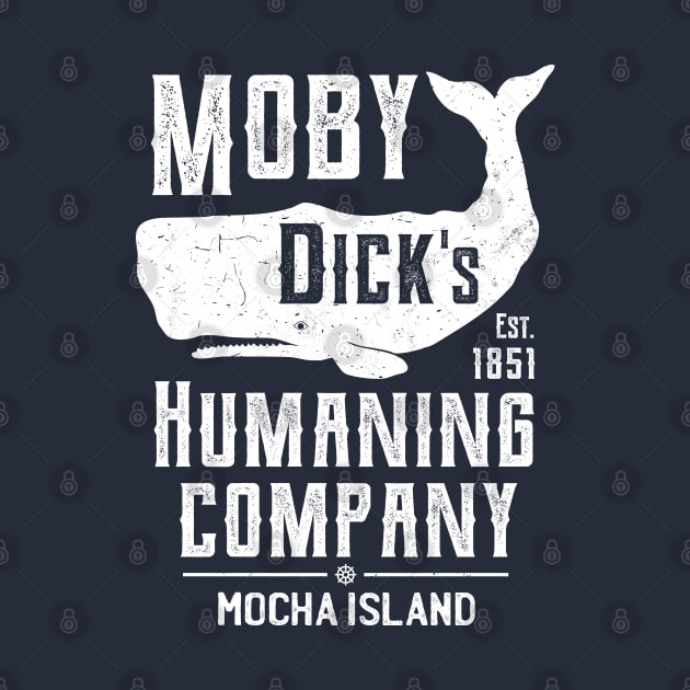 Moby Dick Humaning Company - Anti Whaling T-Shirt by IncognitoMode