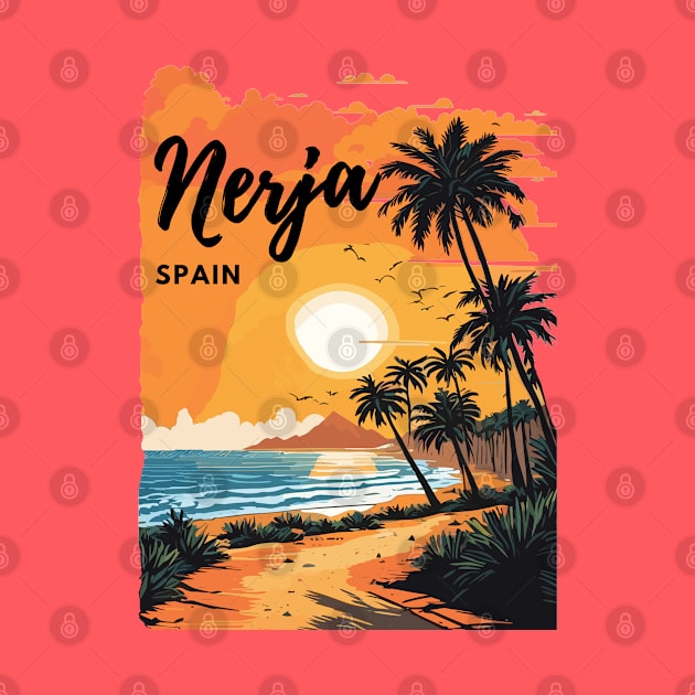 Nerja, Spain by Papilio Art