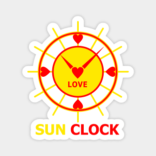 Sun Clock Magnet