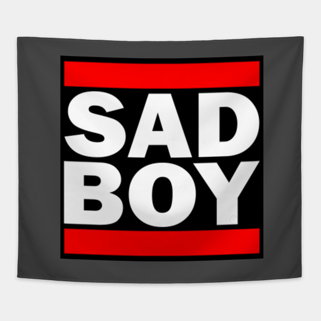 Sad Boy Cloud Rap Logo Aesthetic Designs Tapestry Teepublic