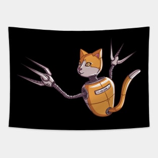 Robot Cat Tapestry