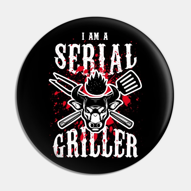 BBQ Serial Griller Barbeque Pin by TEEWEB