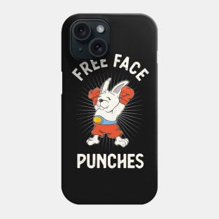 Free Face Punches Fun Boxing Rabbit Phone Case