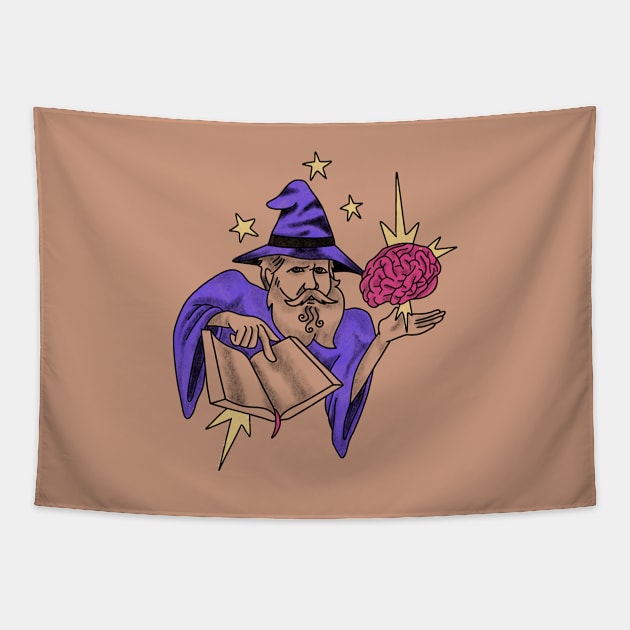 wizard Dom Pedro II Tapestry by tintacarmesim