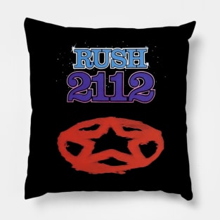 2112 Rush Band Album Logo Pillow