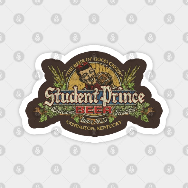 Student Prince Beer 1933 Magnet by JCD666