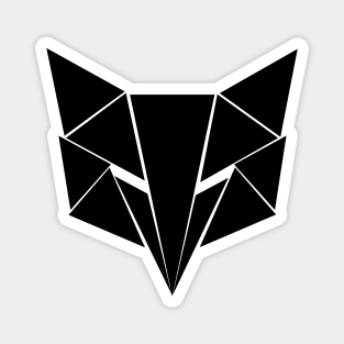 geometric animal, fox of triangles Magnet