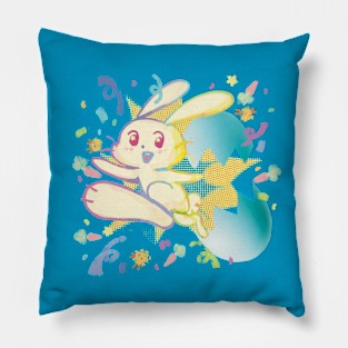 Bunny bust out! Pillow