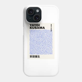 Yayoi Kusama Blue Lines Art Exhibition Poster, Men, Women, Canvas, Print, Tshirt Phone Case