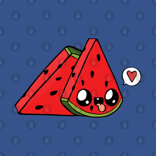 Charming watermelon by AmurArt