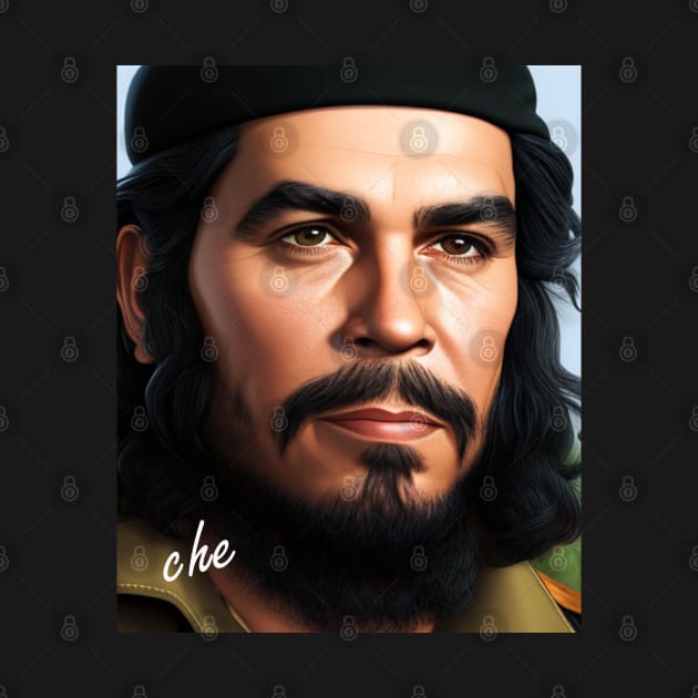 Realistic Portrait of Che Guevara by MtWoodson