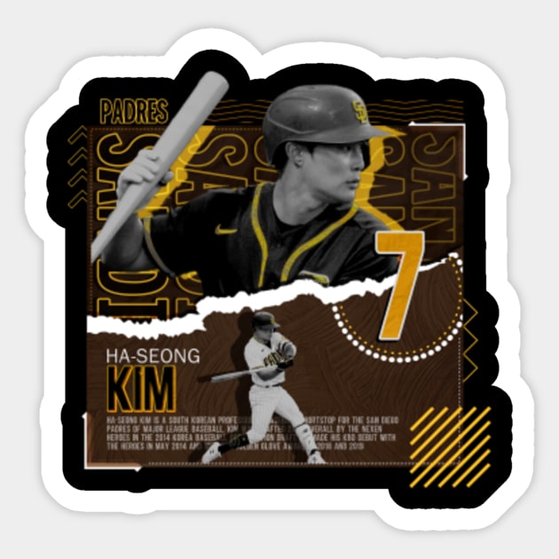 Ha-Seong Kim Baseball Paper Poster Padres 3 - Ha Seong Kim