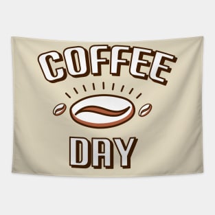 Vintage coffee day Tapestry