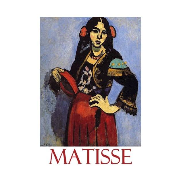 Spanish Dancer with Tambourine by Henri Matisse by Naves