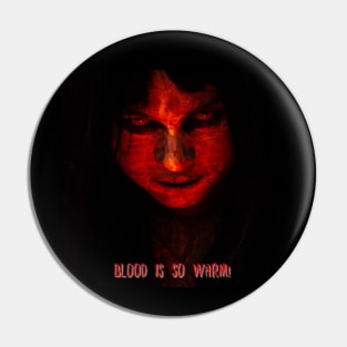 Halloween Horror Bloody Face Pin