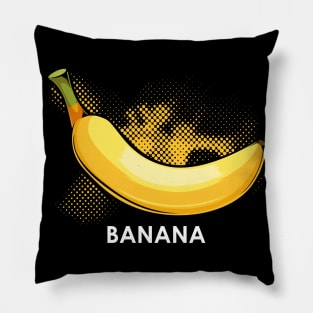 Banana - Exotic Trendy Yellow Fruit Pillow