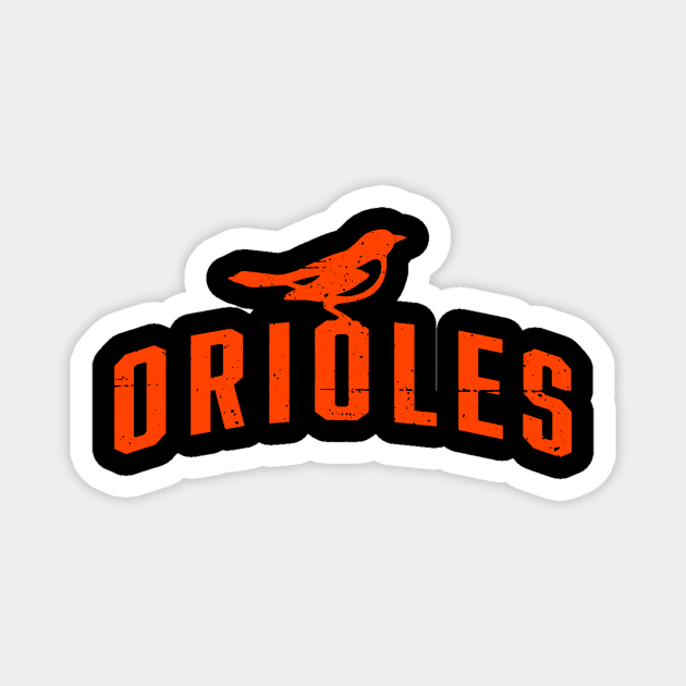 Orioles with Oriole Magnet by Throwzack