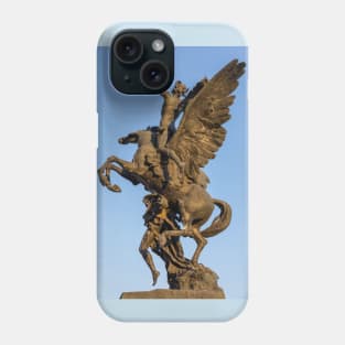 Mexico. Mexico City. Palacio de Bellas Artes Square. Pegasus Statue. Phone Case