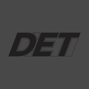 DET Block Logo Black T-Shirt