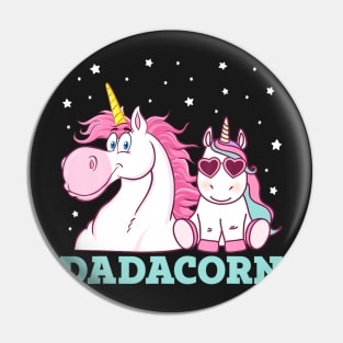 Dadacorn Unicorn Dad Father's Day Pin