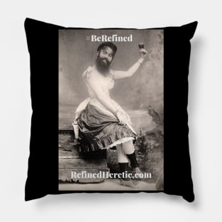 Bearded Lady Annie Jones Pillow