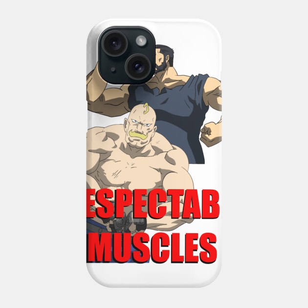 Respectable Muscles Phone Case by Art by Some Beach