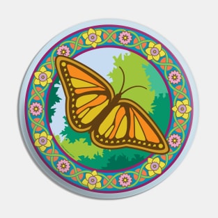 Springtime Butterfly Pin