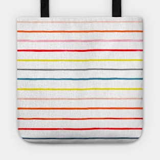 Pocket - Marker Stripes Multi Tote