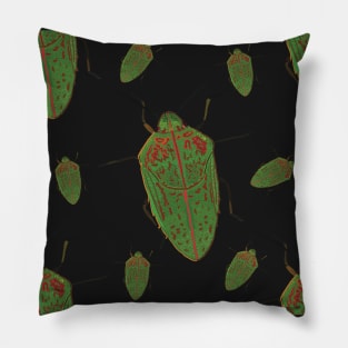 Hawaii Koa Bug Pattern Pillow