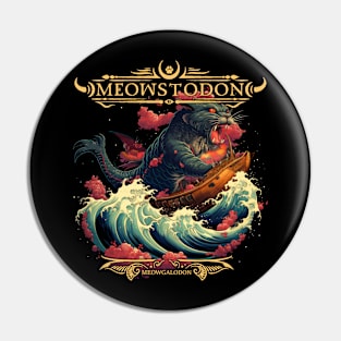 Meowstodon - Meowgalodon Pin