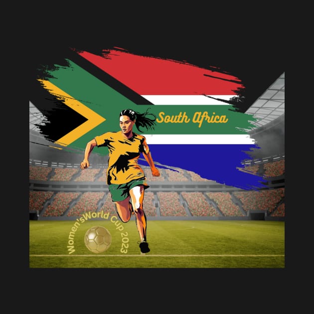 South Africa football Shirts, Unisex T-Shirt, Women’s World Cup, soccer t-shirts, football t-shirts, women’s football, South Africa football by Clinsh Online 